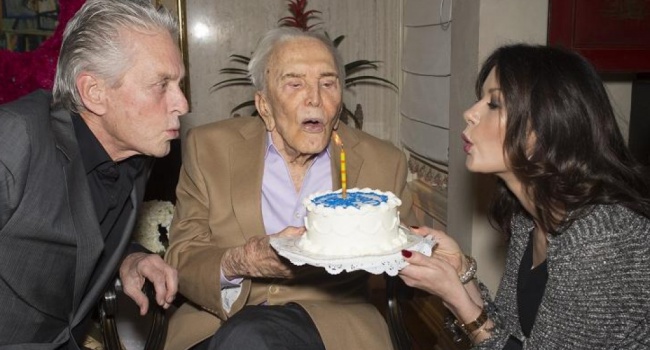 Великолепный Кирк Дуглас отмечает 100-летний юбилей
