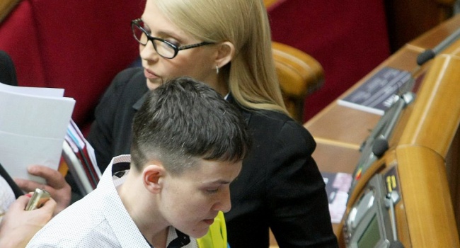Развод по-женски: Тимошенко впервые прокомментировала разногласия с Савченко Развод по-женски: Тимошенко впервые прокомментировала разногласия с Савченко