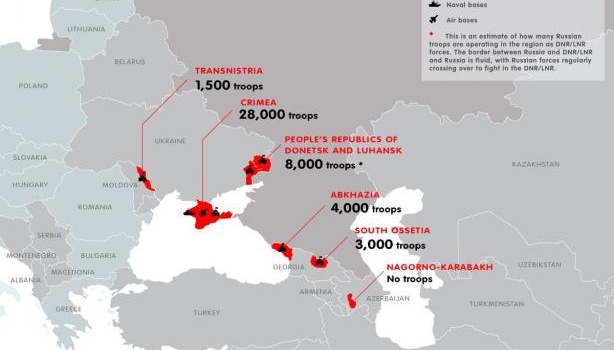 Евродепутат рассказал о масштабах российской военной оккупации (инфографика) Евродепутат рассказал о масштабах российской военной оккупации (инфографика)