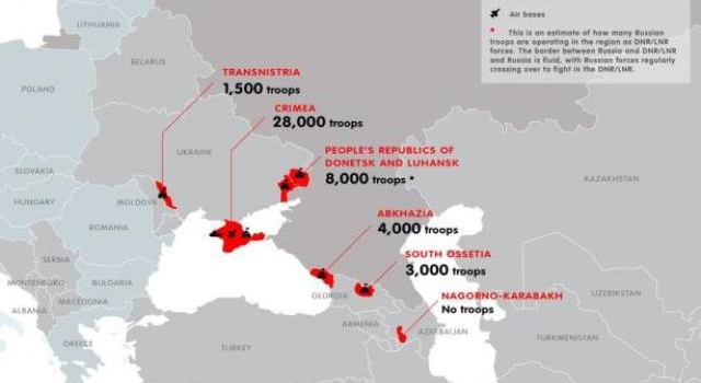 На всех захваченных территориях Россия построила военные базы - эксперт На всех захваченных территориях Россия построила военные базы - эксперт
