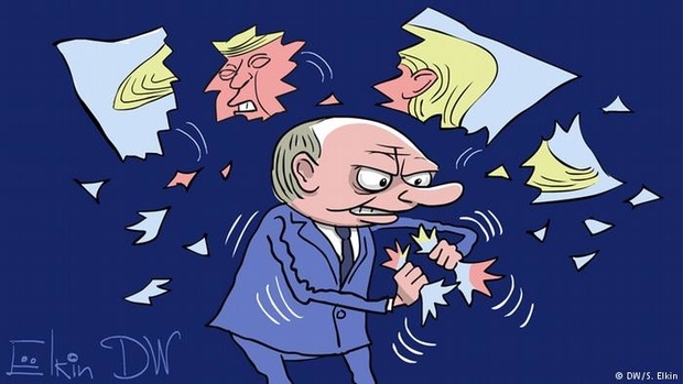 Російський карикатурист висміяв крах надій Путіна 