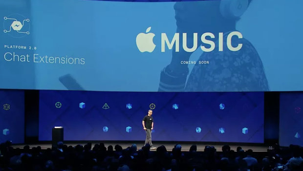 Через додаток Facebook Messenger можна буде ділитися музичними композиціями.