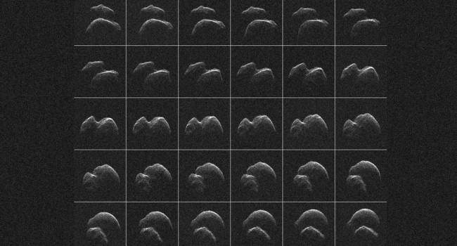Сотрудники НАСА показали снимки гигантского астероида, пронесшегося этой ночью мимо Земли
