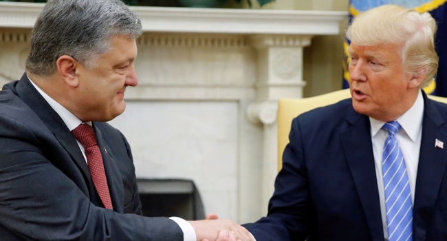 Порошенко заверил в том, что Трамп будет помогать Украине