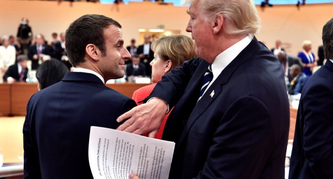 Подробности телефонного разговора Макрона и Трампа Подробности телефонного разговора Макрона и Трампа