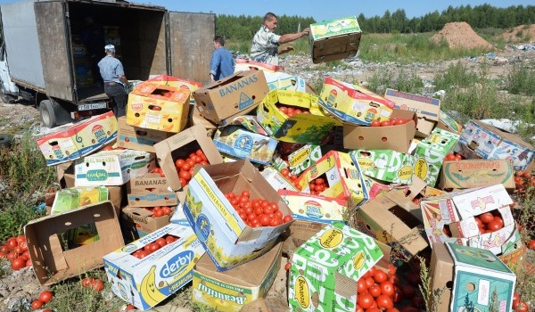 Протягом двох років РФ знищила 17 тисяч санкційних продуктів Протягом двох років РФ знищила 17 тисяч санкційних продуктів