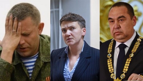 Савченко відзначилася дивною заявою про Захарченка та Плотніцького Савченко відзначилася дивною заявою про Захарченка та Плотніцького