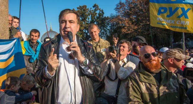Журналист: 0,034% населения одного только Киева пришло поддержать Саакашвили и компанию 