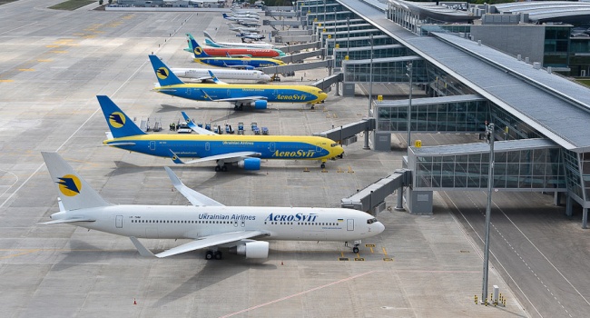 Количество работающих аэропортов в Украине уменьшилось в пять раз