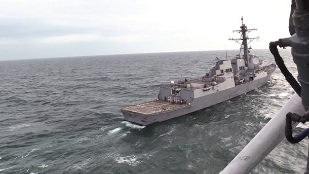 Учения в Черном море: ВМС ВСУ провели тренировку с американским эсминцем Учения в Черном море: ВМС ВСУ провели тренировку с американским эсминцем