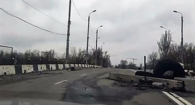 В Интернете появились снимки и видео «дороги смерти» в Донецке