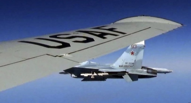 ВМС США опубликовали видеозапись инцидента с российским истребителем Су-27