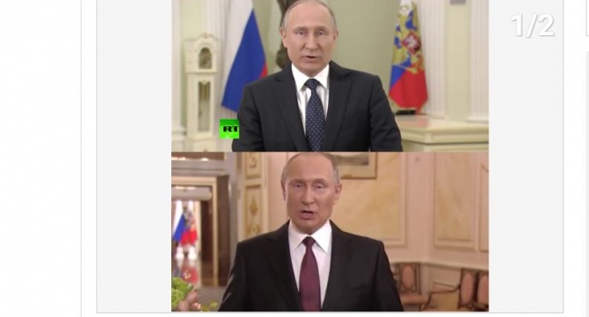В соцсетях показали, как изменилась внешность Путина за несколько дней