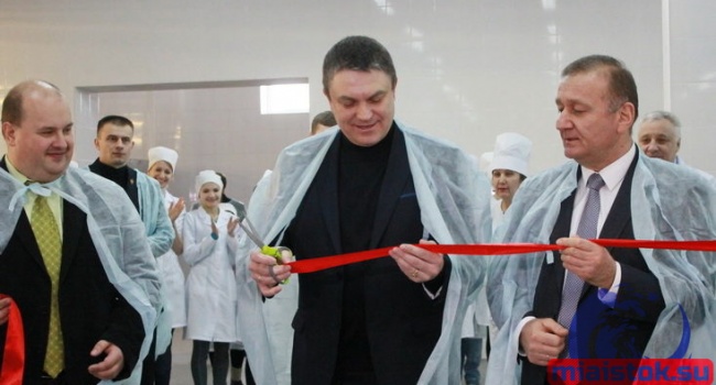 Пасечник открыл новую линию на предприятии Королевской в оккупированном Луганске