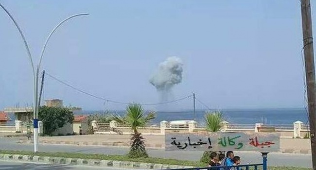 В районе сирийского побережья разбился российский самолет 