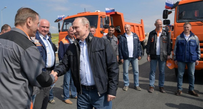 Путин опозорился: во время церемонии открытия Крымского моста президент РФ нарушил ПДД