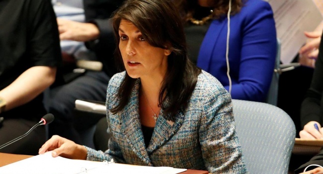 Постпред США при ООН отличилась странным поступком Постпред США при ООН отличилась странным поступком
