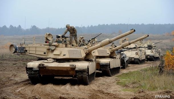 Американская армия начала перебрасывать технику в страны Европы