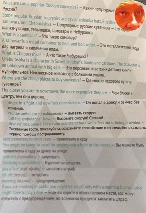 «Что такое Чебурашка?»: Волонтеры ЧМ-2018 получили странные разговорники 