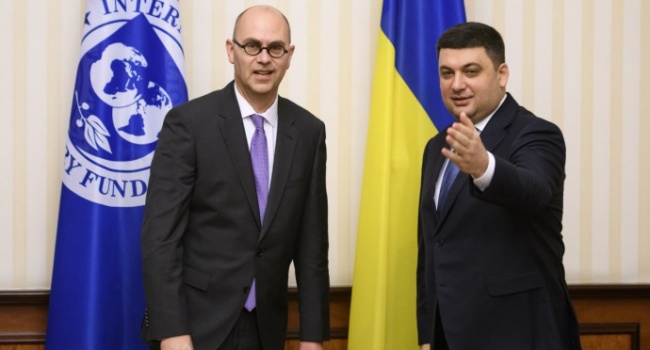 В МВФ предупредили Гройсмана о вероятности срыва транша В МВФ предупредили Гройсмана о вероятности срыва транша