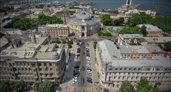 В сети показали красивые фото центра Одессы с высоты