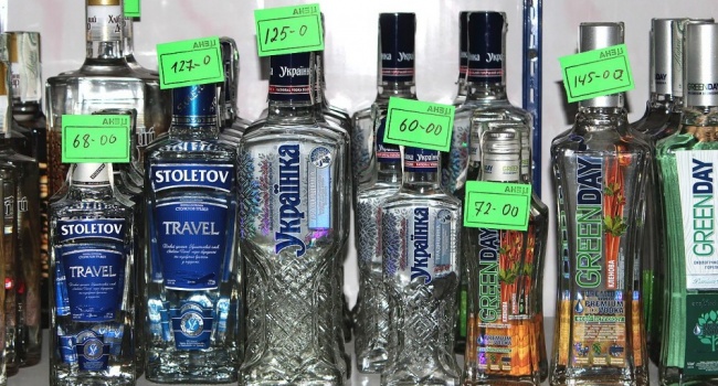 В Украине вырастет цена на алкогольные напитки
