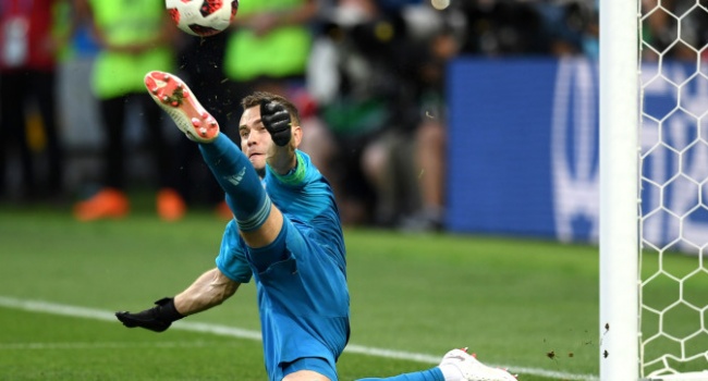 После победы сборной России Акинфеева сразу отправили на допинг-контроль