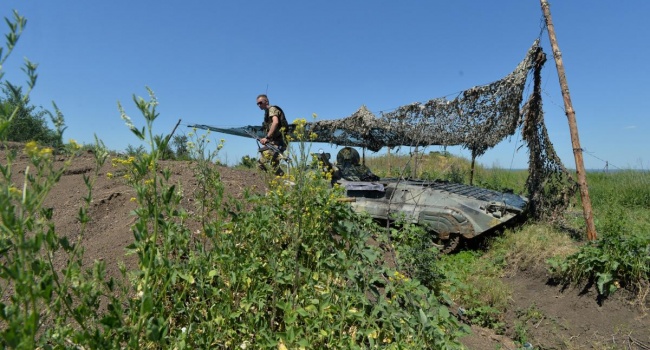 Военнослужащие рассказали о продвижении своих позиций на Донбассе