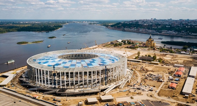 Построенную в России к ЧМ-2018 дорогу размыл дождь 