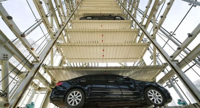 В Китае появился самый высокий паркинг в мире