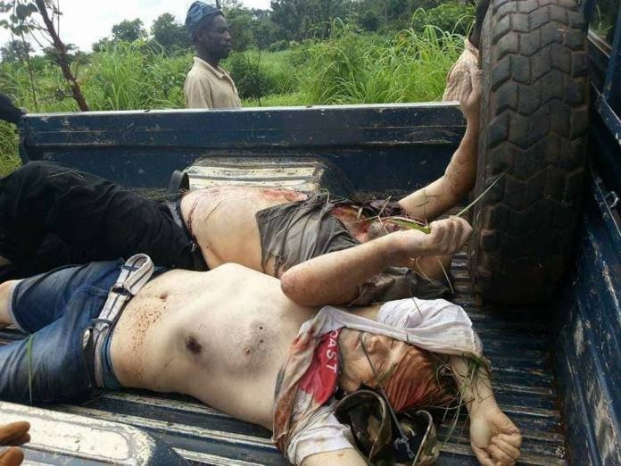 Появилось первое фото убитых российских журналистов в Африке