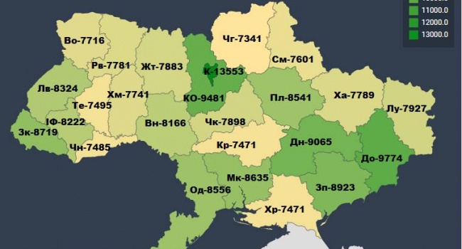 Средняя зарплата украинцев в июне 2018-го превысила 9 тысяч грн