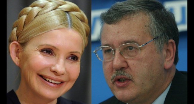 Президентский рейтинг: Гриценко догоняет Тимошенко
