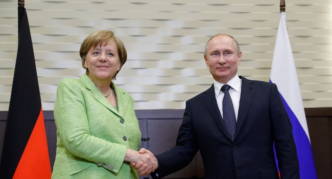 Путин и Меркель будут говорить о проектах, которым угрожают третьи страны