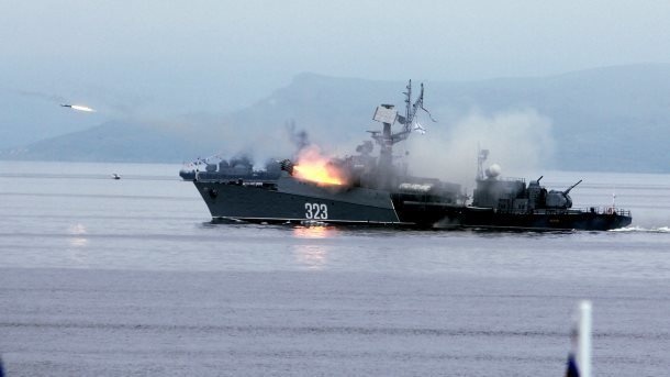 РФ под носом у НАТО провела боевые стрельбы в Средиземном море