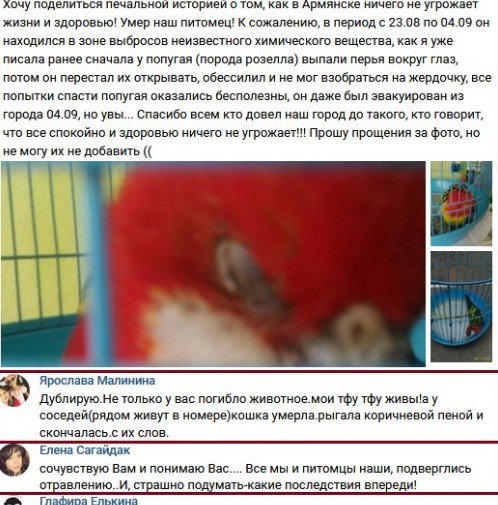 Животные умирают, мучаясь: жители Крыма рассказали о шокирующих последствиях химатаки 