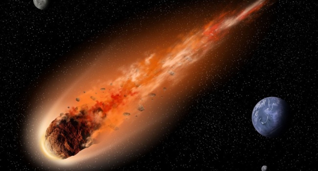 Огромная огненная комета приближается к Земле
