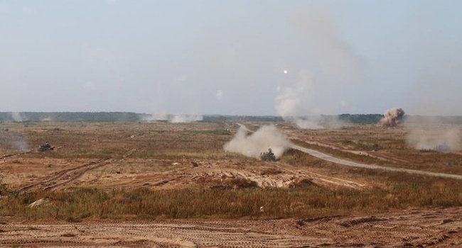 ВСУ провели тактические учения с боевой стрельбой из танков