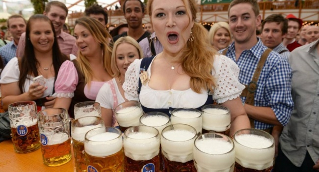 Бокал пива – 380 гривен. В Мюнхене проходит Октоберфест