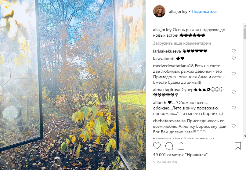 «До новых встреч»: Алла Пугачева порадовала своих поклонников новым снимком в Инстаграм 