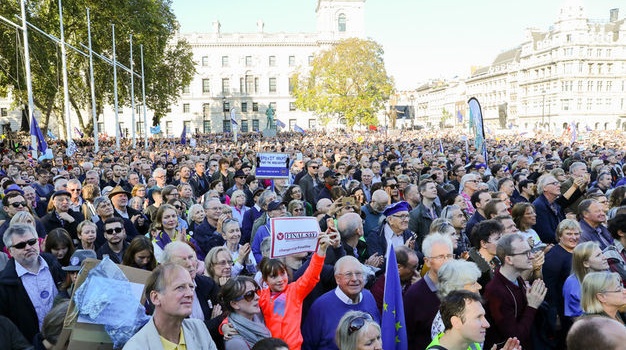 На демонстрацию в Лондоне пришли 700 тысяч противников Brexit