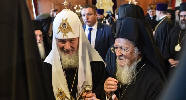 Варфоломей жестко поставил на место Гундяева: «хочет этого РПЦ, или нет, но они будут следовать принятым Вселенским патриархом решениям»