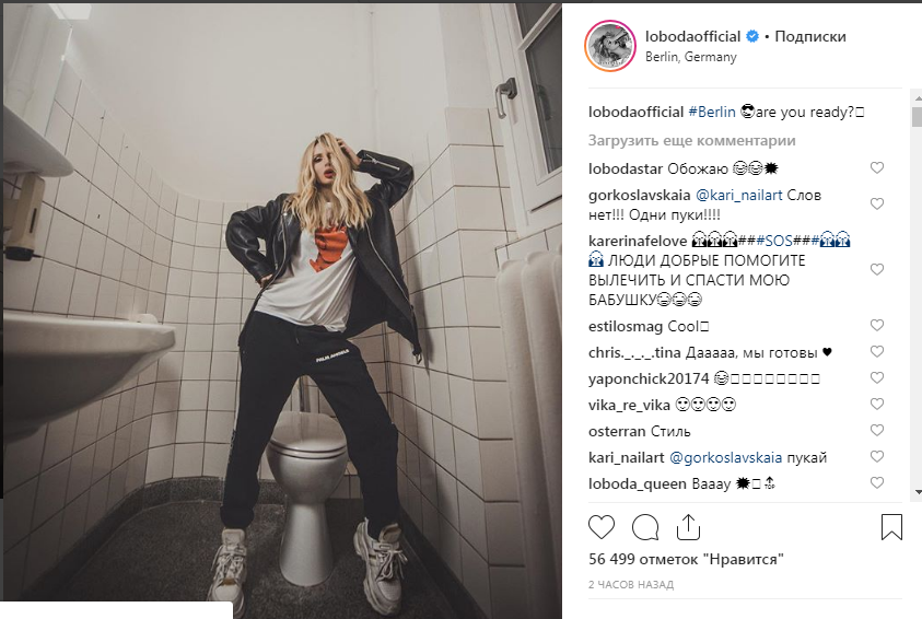 «Хорошо хоть нужду не справляет»: Лобода разозлила снимком на фоне унитаза «Хорошо хоть нужду не справляет»: Лобода разозлила снимком на фоне унитаза