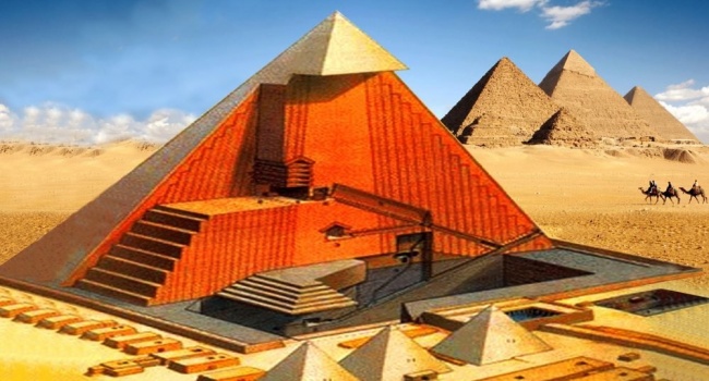 Пирамиду Хеопса строили с использованием пандуса