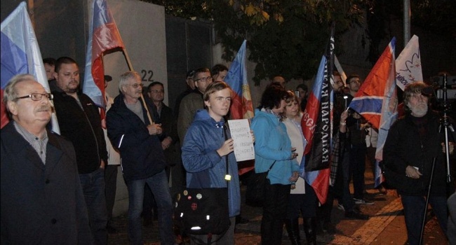 В Чехии прошла демонстрация в поддержку «ЛДНР»