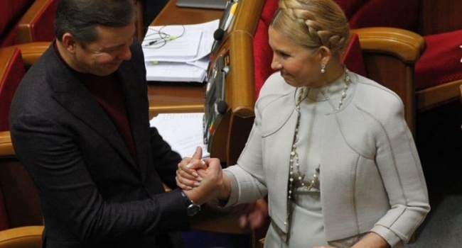 Финансист: Тимошенко и Ляшко в знак протеста против тарифного геноцида тоже пообещали сжечт свои дома в Конче-Заспе