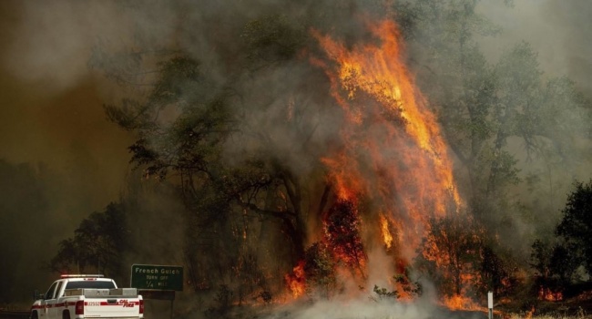  В сети показали страшный пожар в Калифорнии