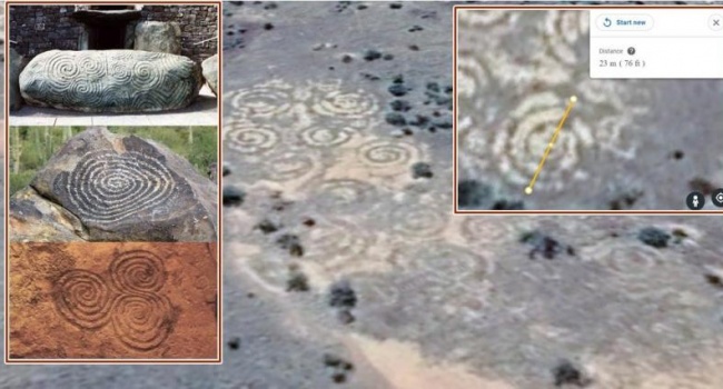 На Google Earth обнаружили следы пришельцев