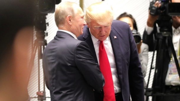 Путин рассказал, как прошла его встреча с Трампом «на ногах» Путин рассказал, как прошла его встреча с Трампом «на ногах»