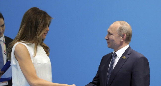 Путин потребовал от журналистов не трогать Меланию Трамп Путин потребовал от журналистов не трогать Меланию Трамп